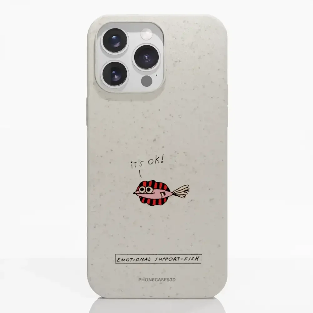 Maja Official White Compostable Phone Case Design Support-Fish - Image 17