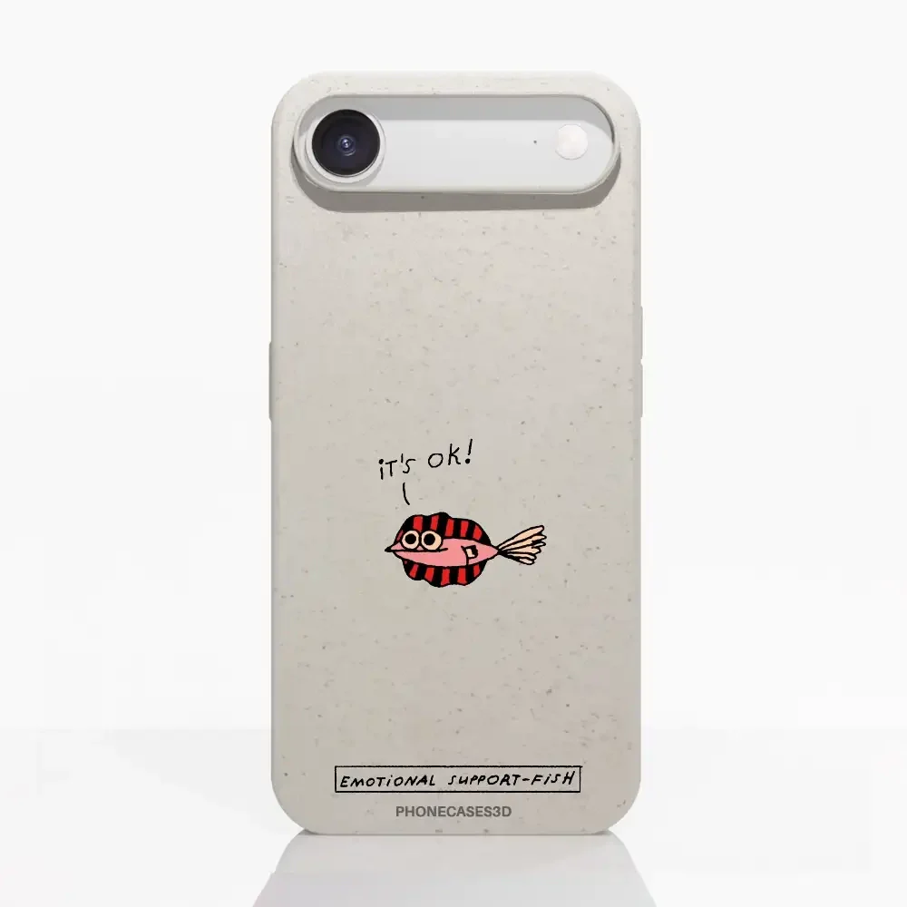 Maja Official White Compostable Phone Case Design Support-Fish - Image 24
