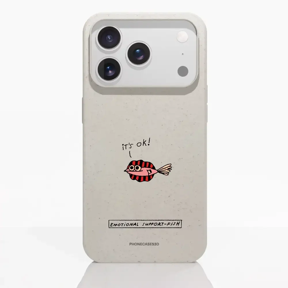 Maja Official White Compostable Phone Case Design Support-Fish - Image 25