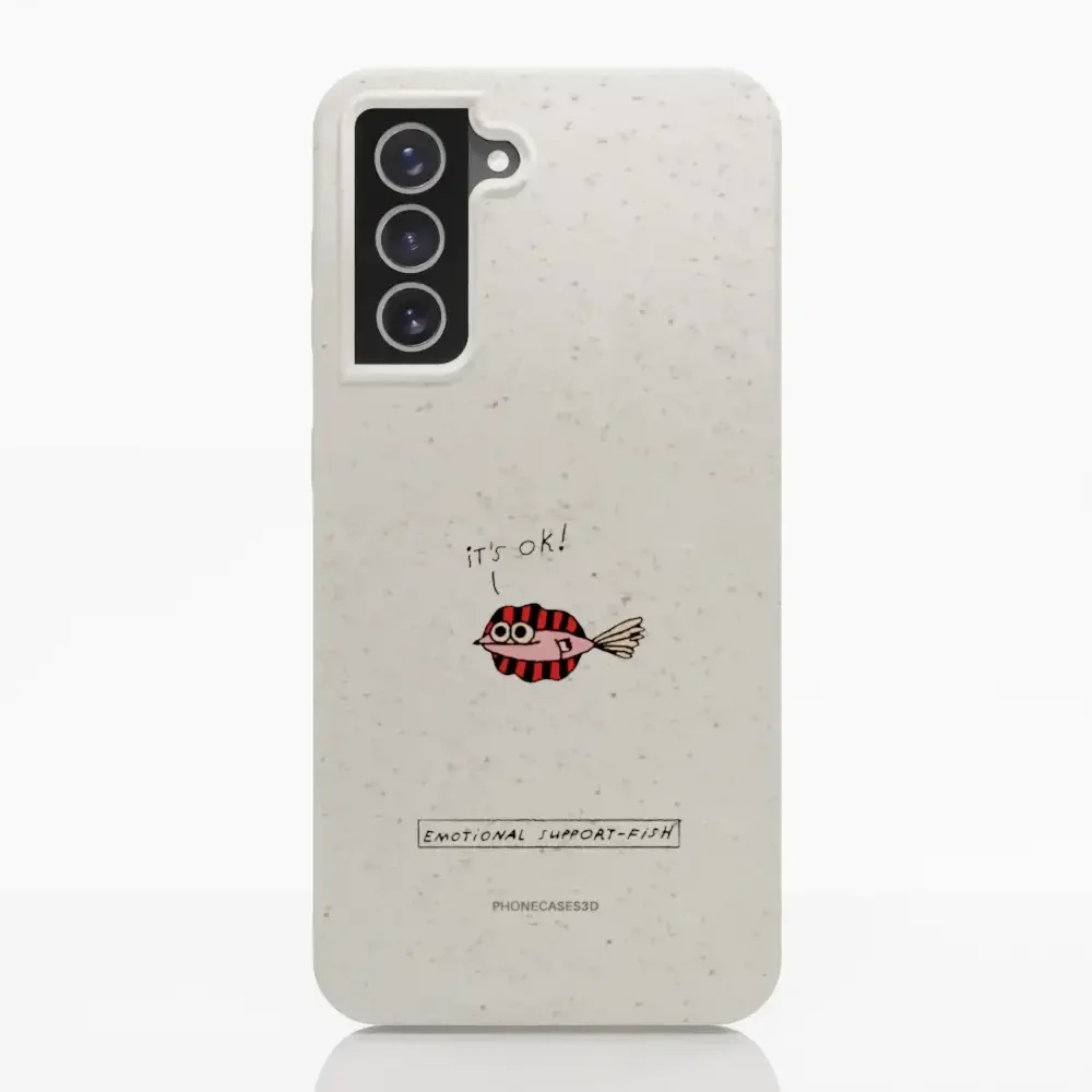 Maja Official White Compostable Phone Case Design Support-Fish - Image 28