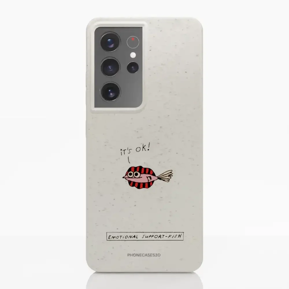 Maja Official White Compostable Phone Case Design Support-Fish - Image 30