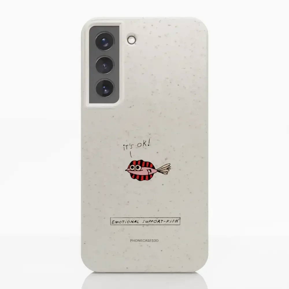 Maja Official White Compostable Phone Case Design Support-Fish - Image 31