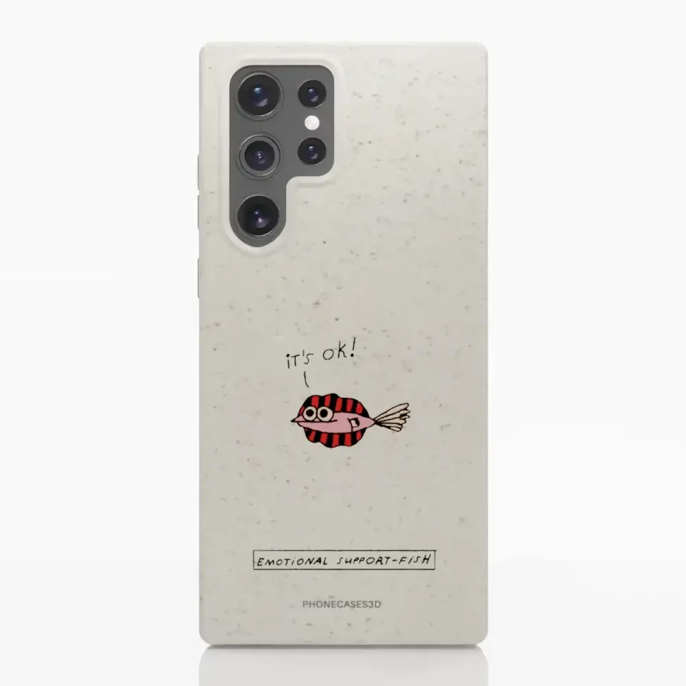 Maja Official White Compostable Phone Case Design Support-Fish - Image 33