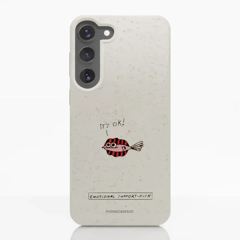 Maja Official White Compostable Phone Case Design Support-Fish - Image 35