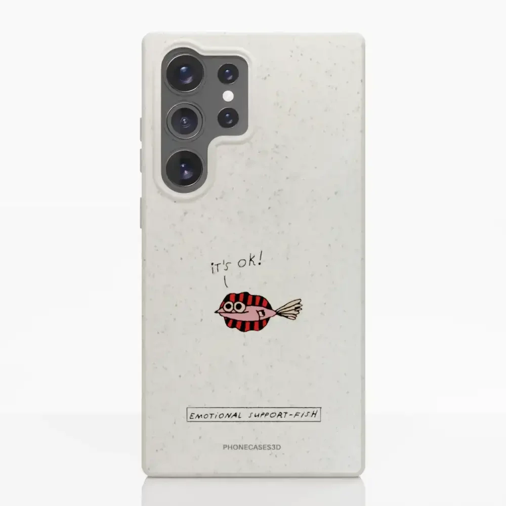 Maja Official White Compostable Phone Case Design Support-Fish - Image 42