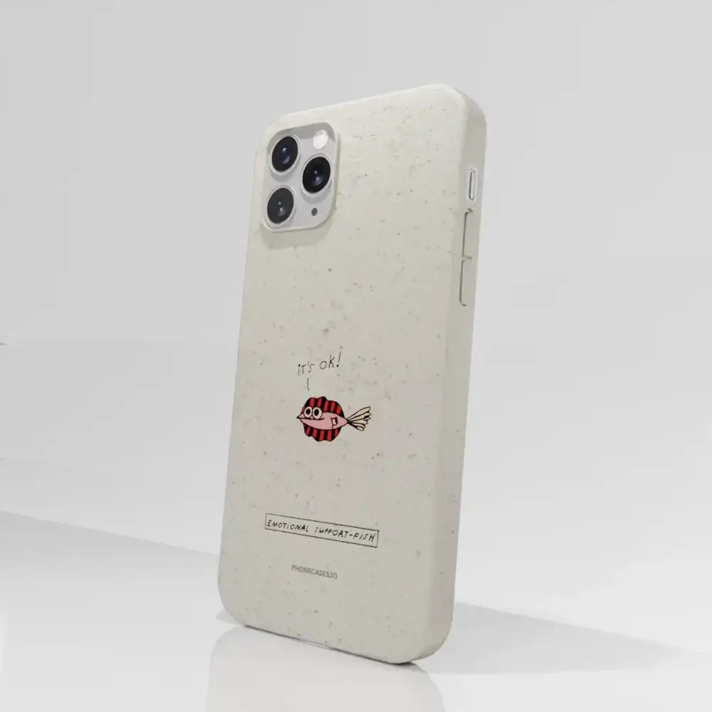 Maja Official White Compostable Phone Case Design Support-Fish - Image 52