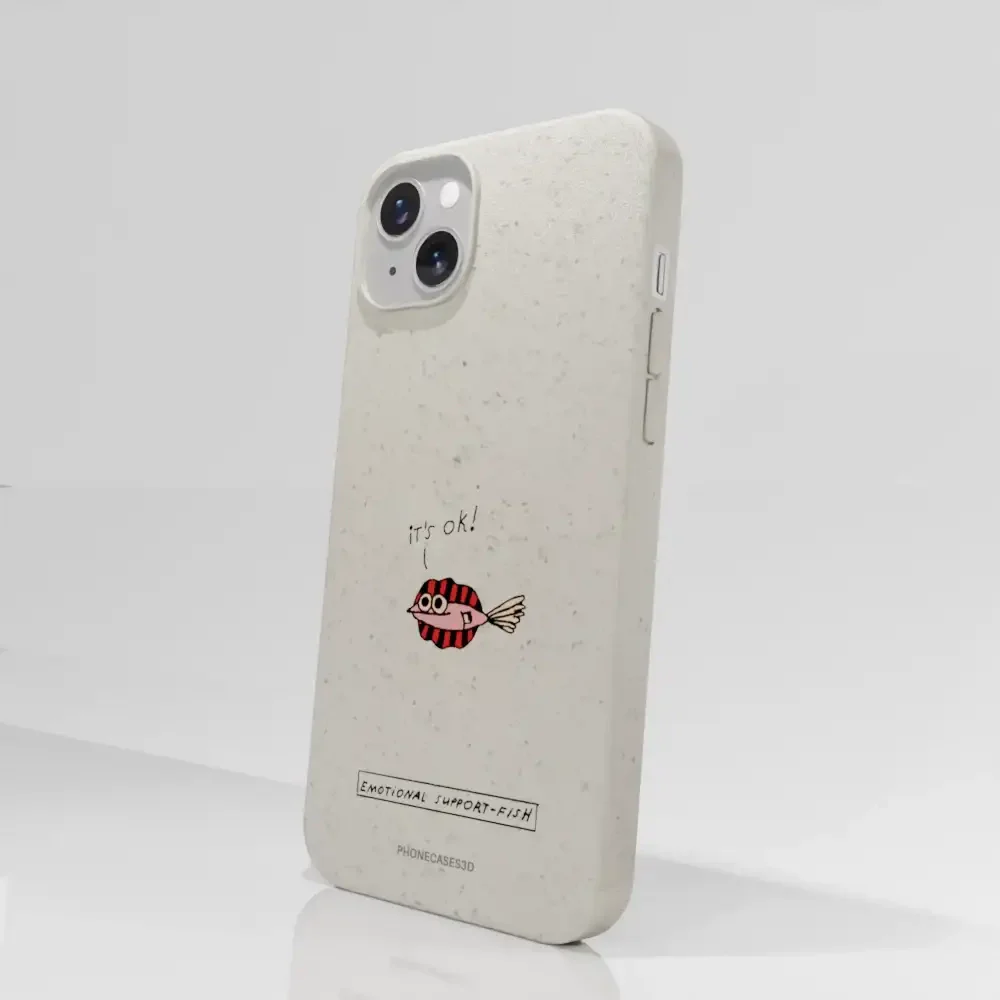 Maja Official White Compostable Phone Case Design Support-Fish - Image 61