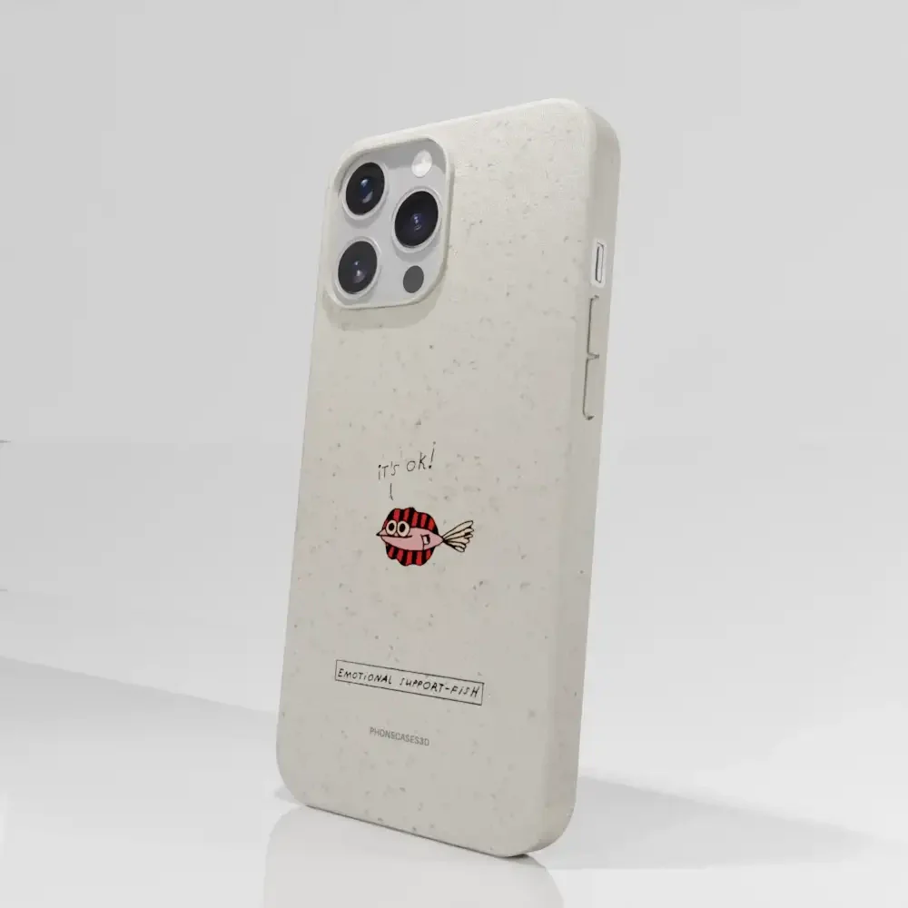 Maja Official White Compostable Phone Case Design Support-Fish - Image 62