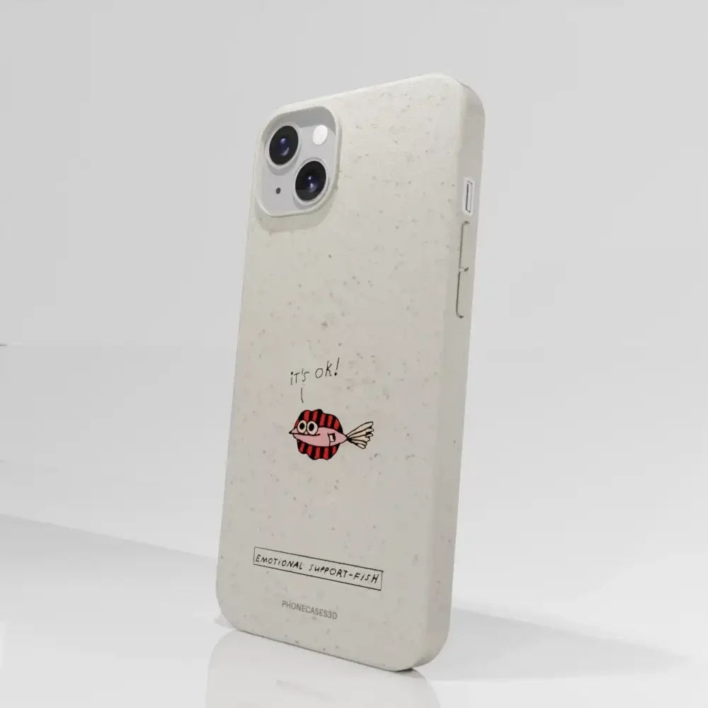 Maja Official White Compostable Phone Case Design Support-Fish - Image 65