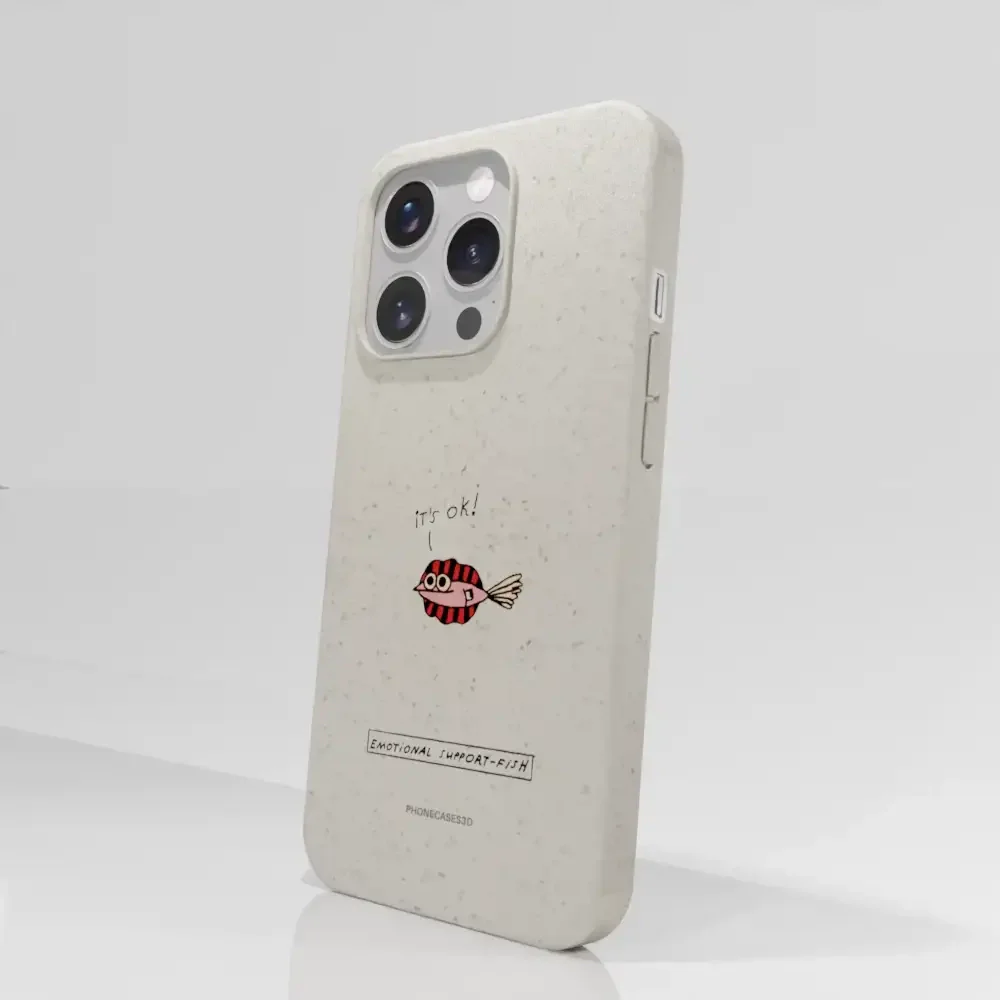Maja Official White Compostable Phone Case Design Support-Fish - Image 66