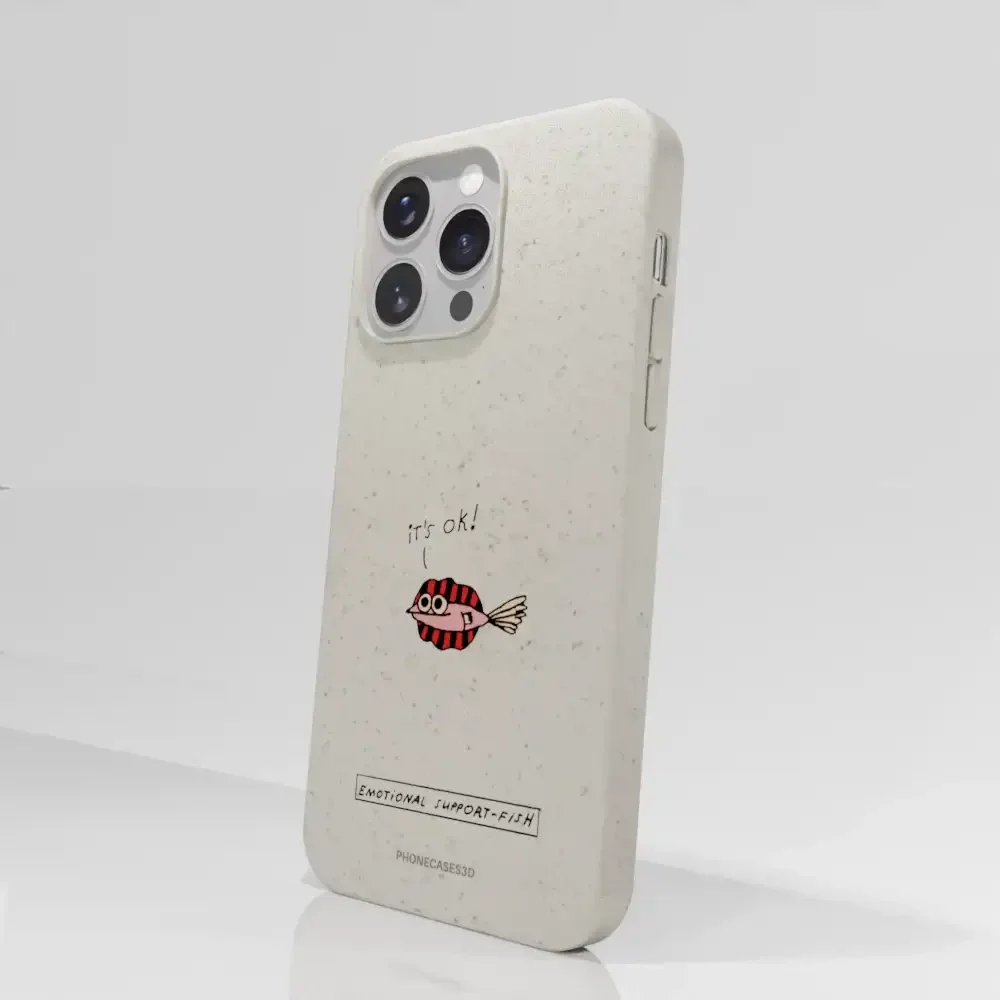 Maja Official White Compostable Phone Case Design Support-Fish - Image 67