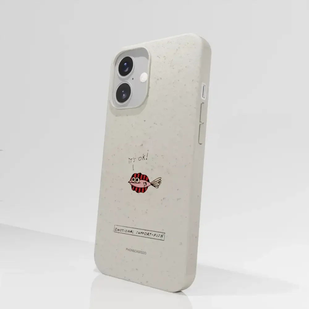 Maja Official White Compostable Phone Case Design Support-Fish - Image 68