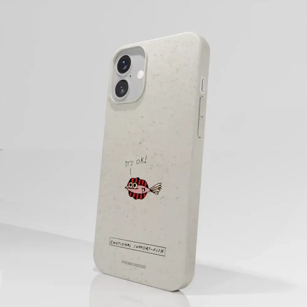 Maja Official White Compostable Phone Case Design Support-Fish - Image 70