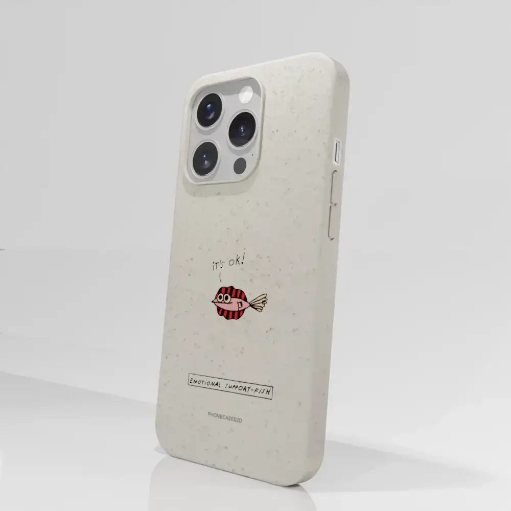 Maja Official White Compostable Phone Case Design Support-Fish - Image 71