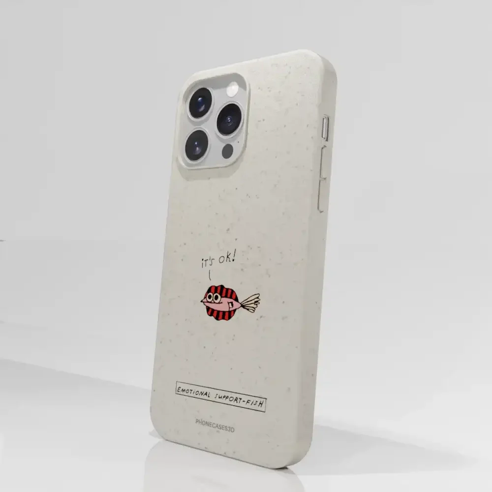 Maja Official White Compostable Phone Case Design Support-Fish - Image 72