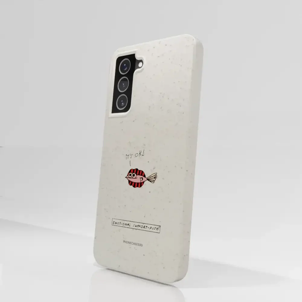 Maja Official White Compostable Phone Case Design Support-Fish - Image 73