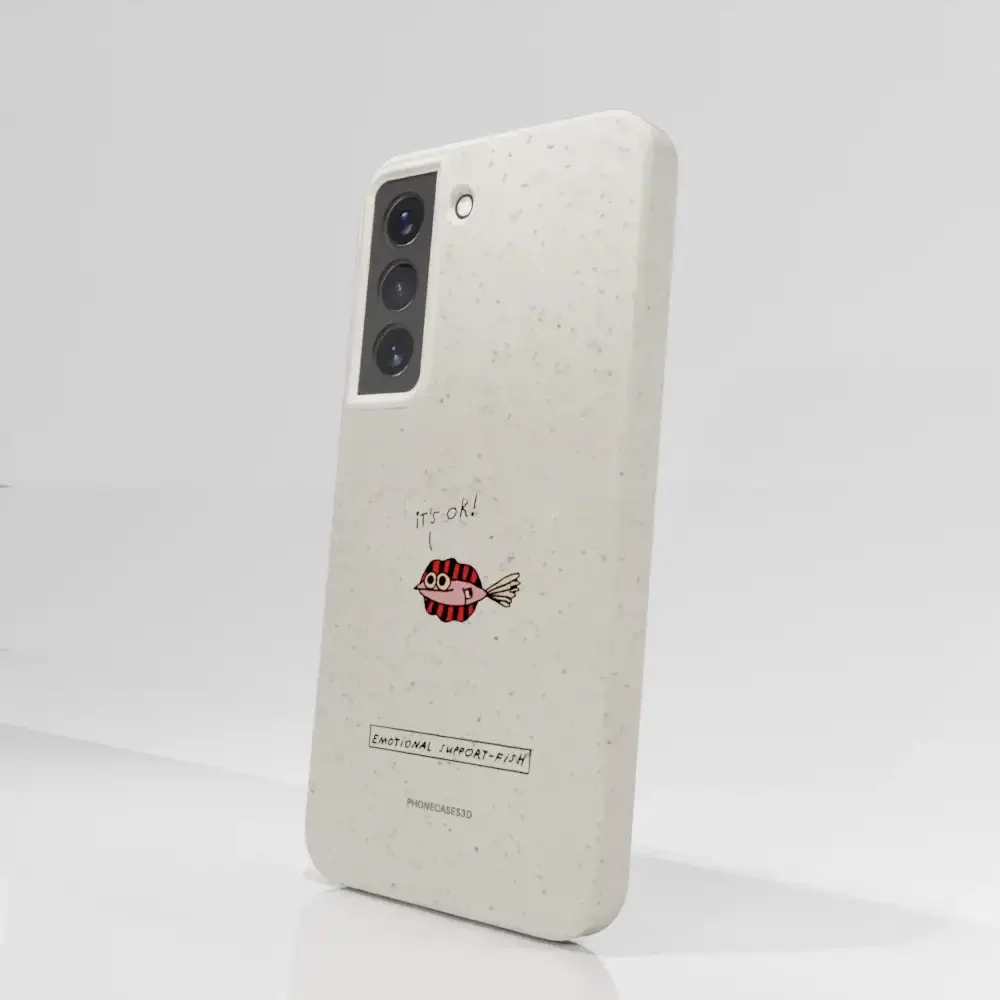 Maja Official White Compostable Phone Case Design Support-Fish - Image 76