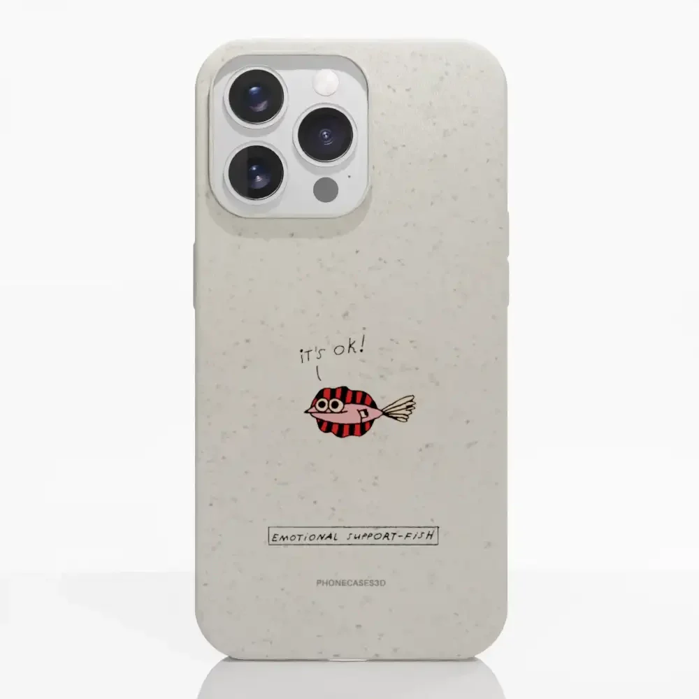 Maja Official White Compostable Phone Case Design Support-Fish - Image 8