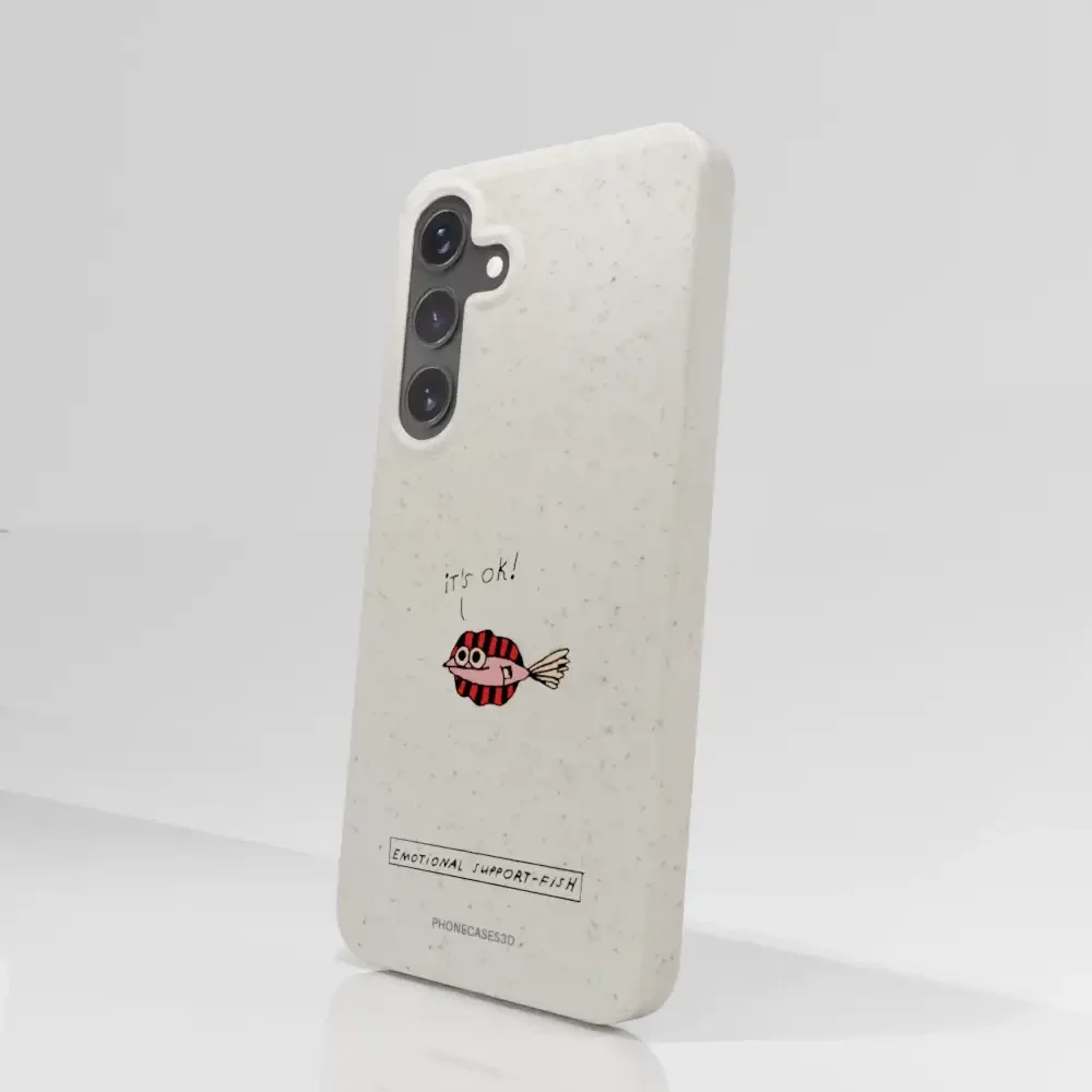 Maja Official White Compostable Phone Case Design Support-Fish - Image 83