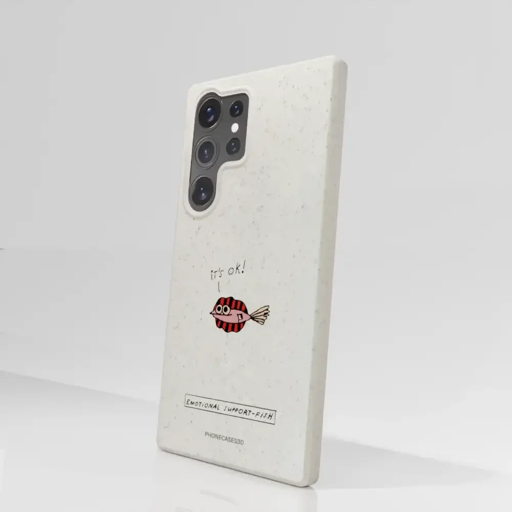 Maja Official White Compostable Phone Case Design Support-Fish - Image 87
