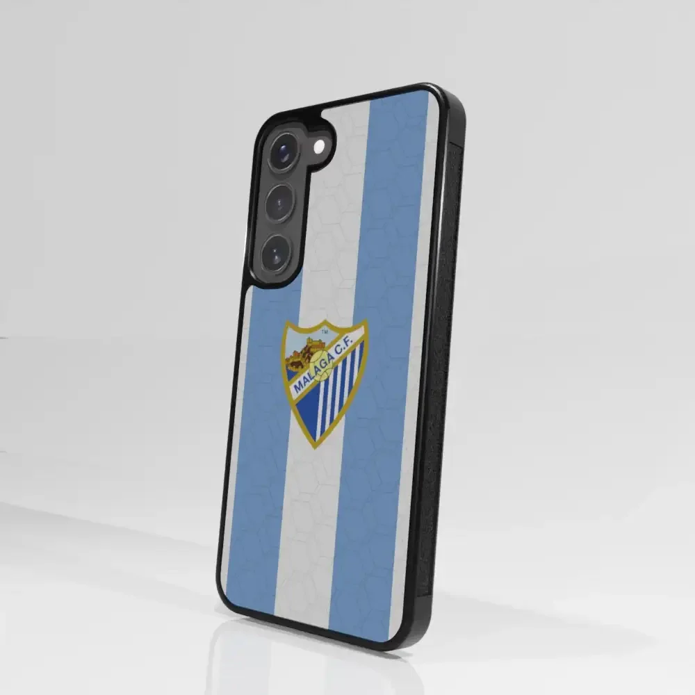 Malaga CF Official 3D Phone Case Design Stripes and Crest - Image 101