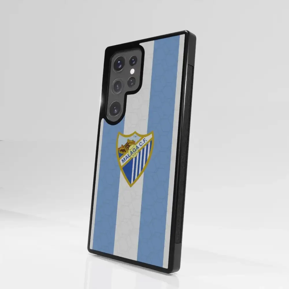 Malaga CF Official 3D Phone Case Design Stripes and Crest - Image 109