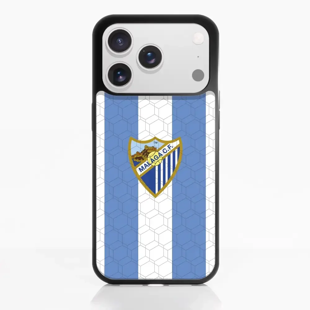 Malaga CF Official 3D Phone Case Design Stripes and Crest - Image 115