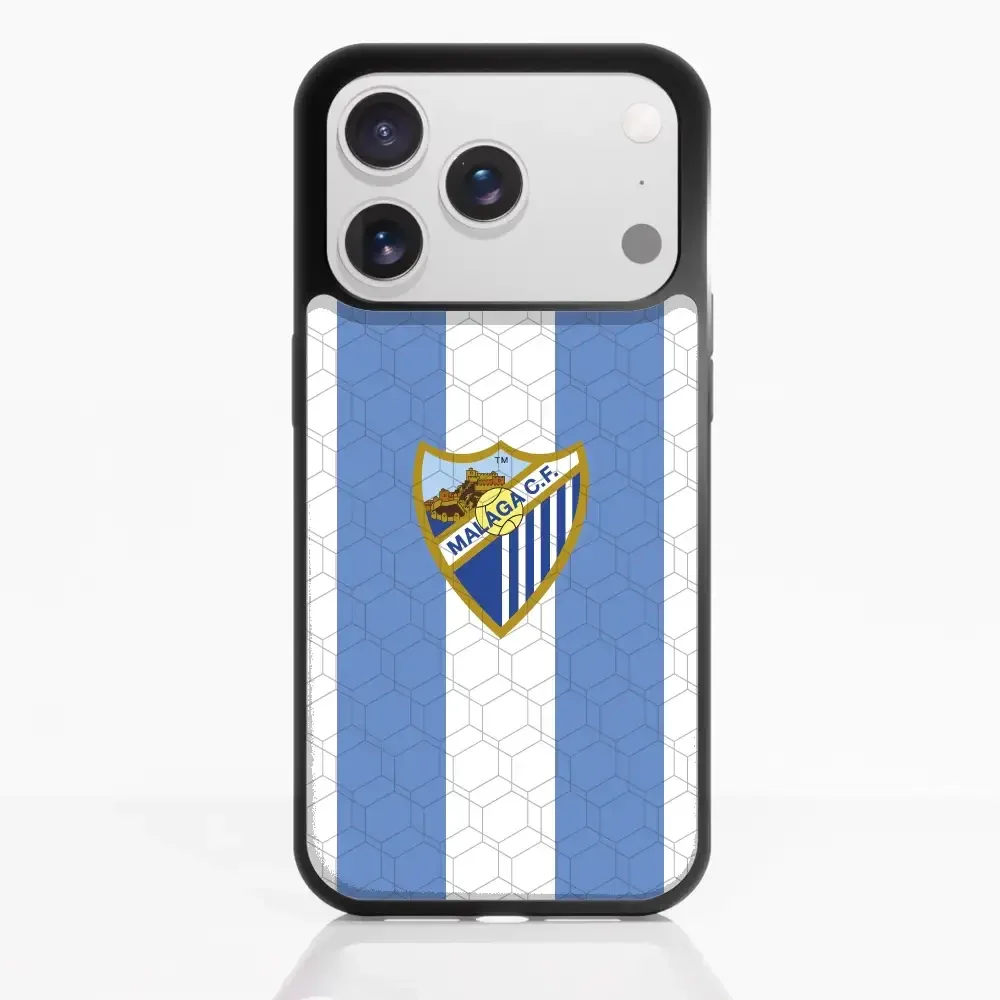 Malaga CF Official 3D Phone Case Design Stripes and Crest - Image 116