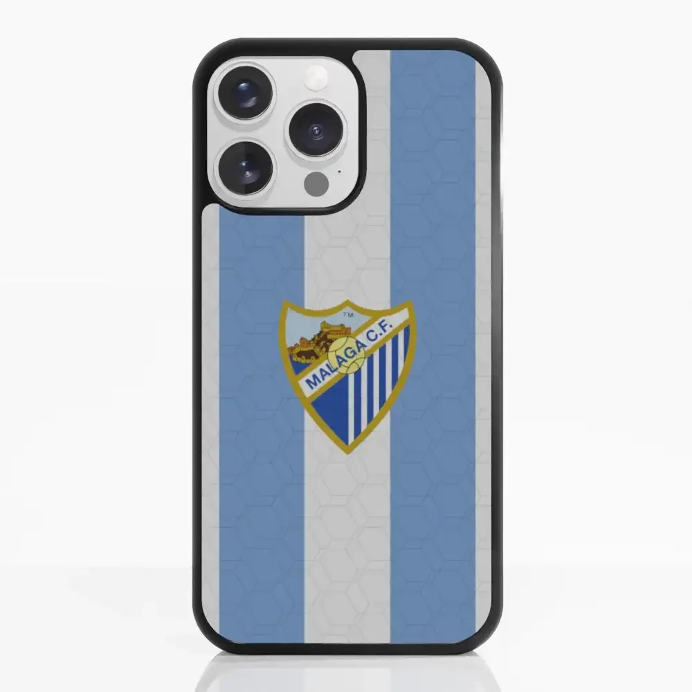 Malaga CF Official 3D Phone Case Design Stripes and Crest - Image 15