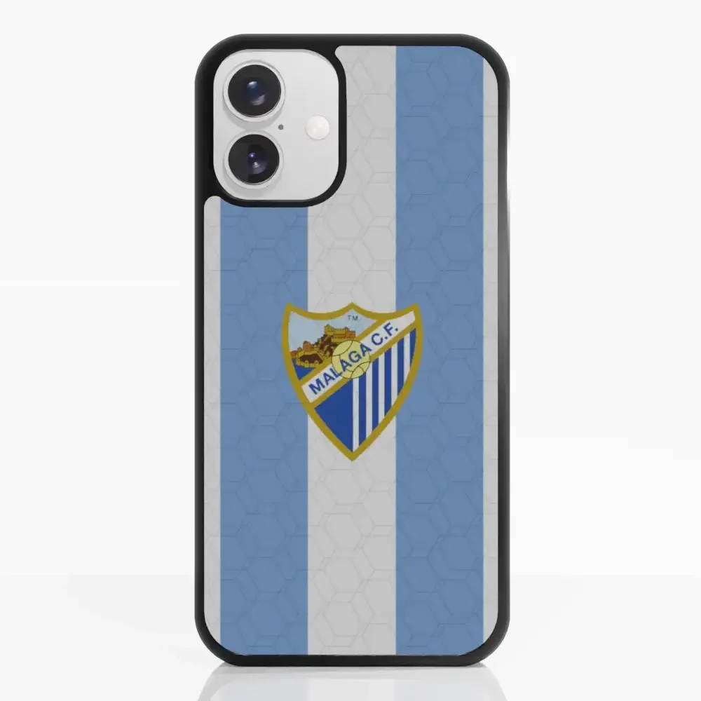 Malaga CF Official 3D Phone Case Design Stripes and Crest - Image 22