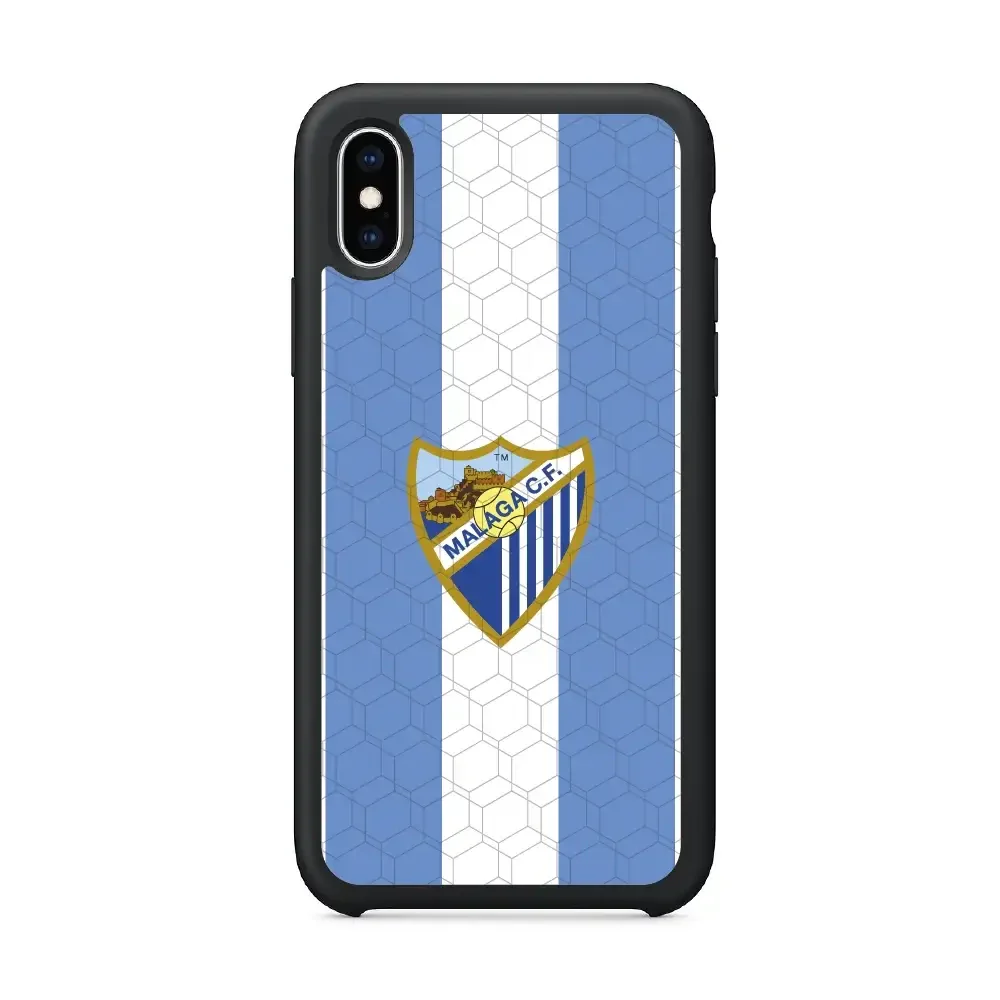 Malaga CF Official 3D Phone Case Design Stripes and Crest - Image 37