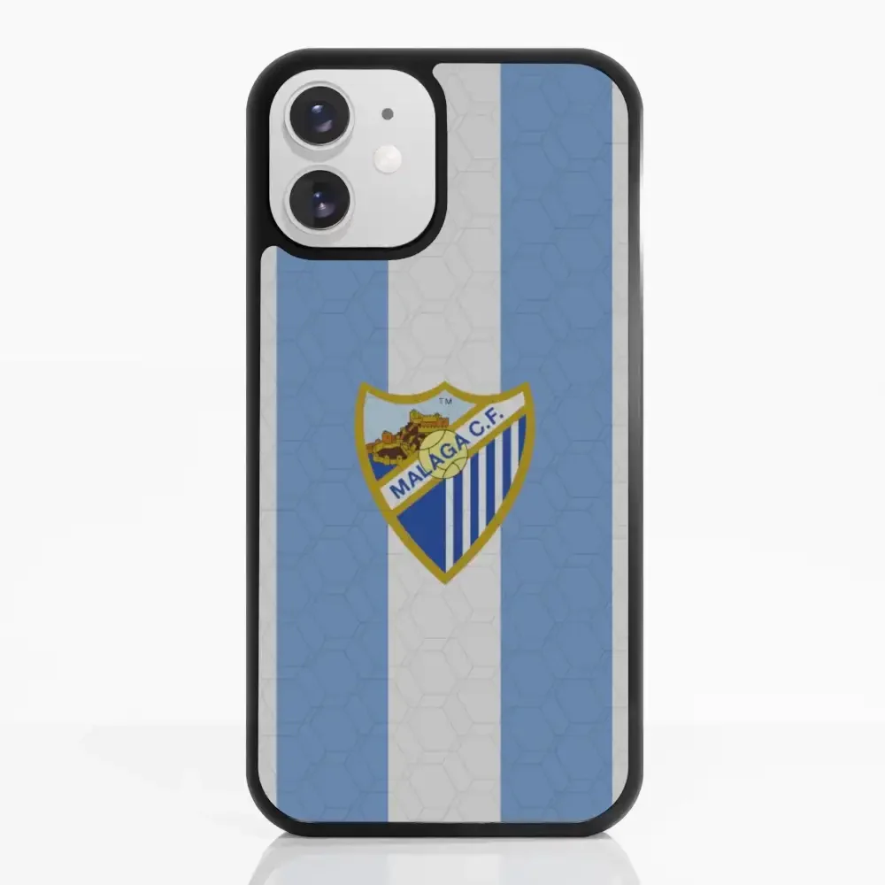 Malaga CF Official 3D Phone Case Design Stripes and Crest - Image 5