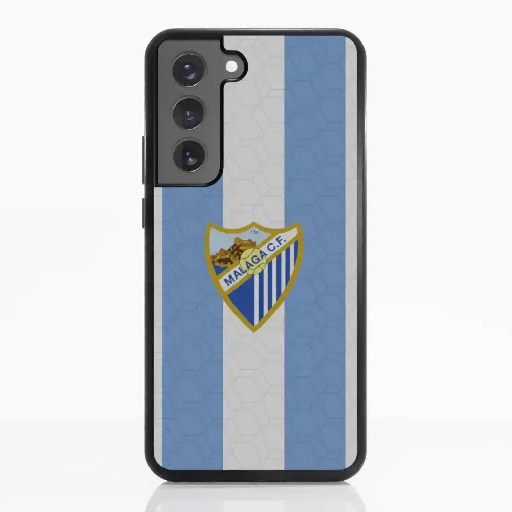 Malaga CF Official 3D Phone Case Design Stripes and Crest - Image 51