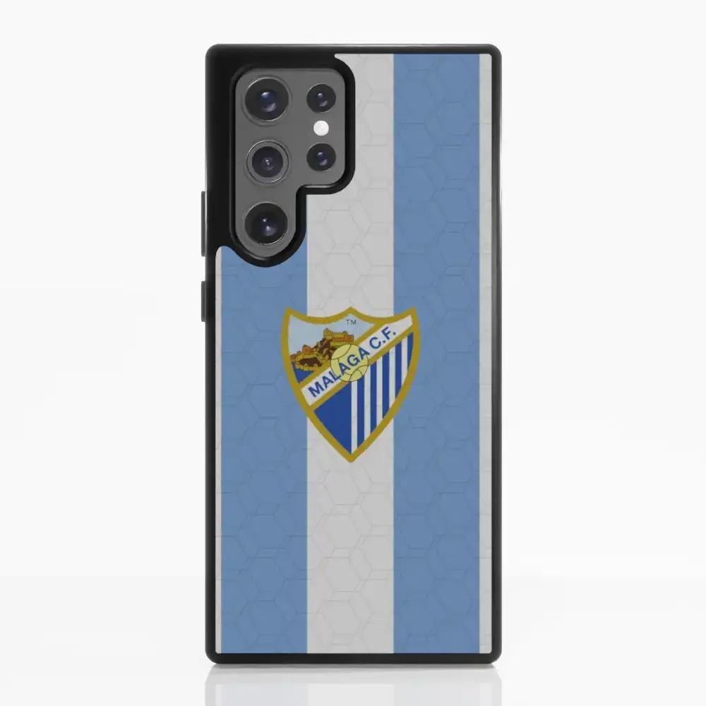 Malaga CF Official 3D Phone Case Design Stripes and Crest - Image 53
