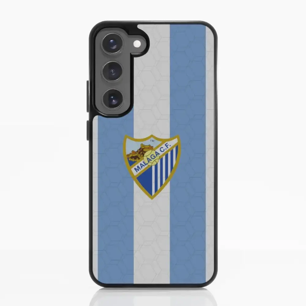 Malaga CF Official 3D Phone Case Design Stripes and Crest - Image 54