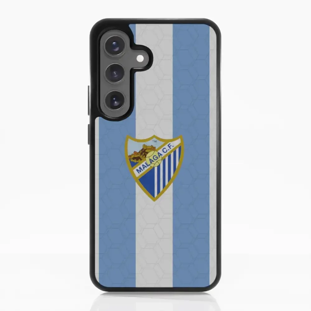Malaga CF Official 3D Phone Case Design Stripes and Crest - Image 58