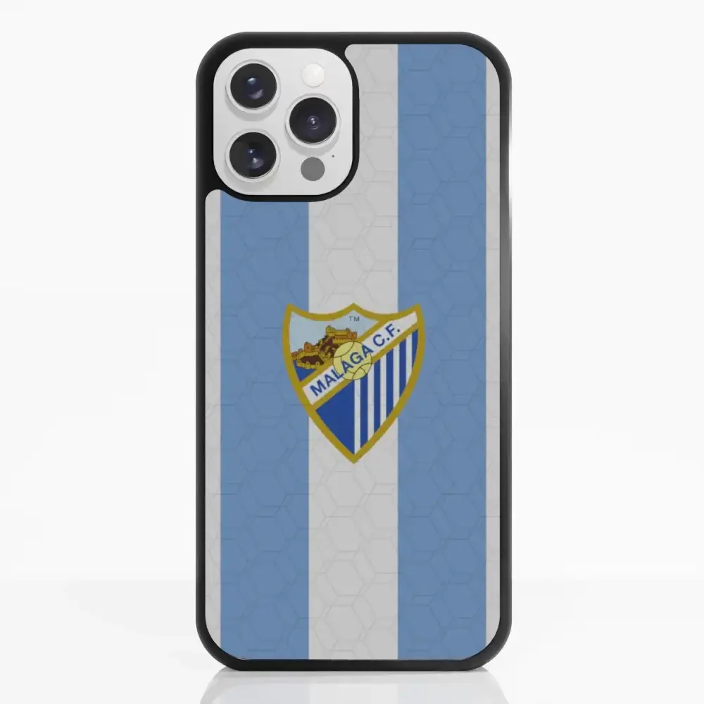 Malaga CF Official 3D Phone Case Design Stripes and Crest - Image 7
