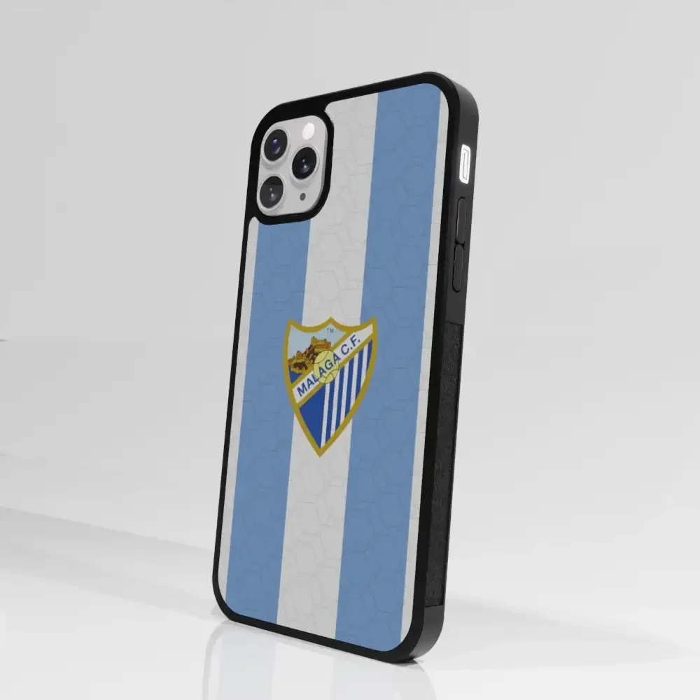 Malaga CF Official 3D Phone Case Design Stripes and Crest - Image 73