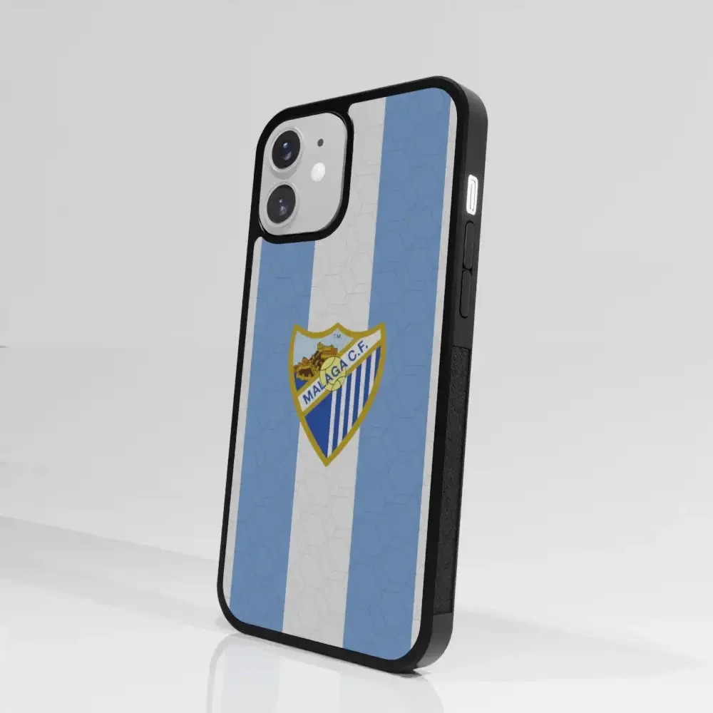 Malaga CF Official 3D Phone Case Design Stripes and Crest - Image 75