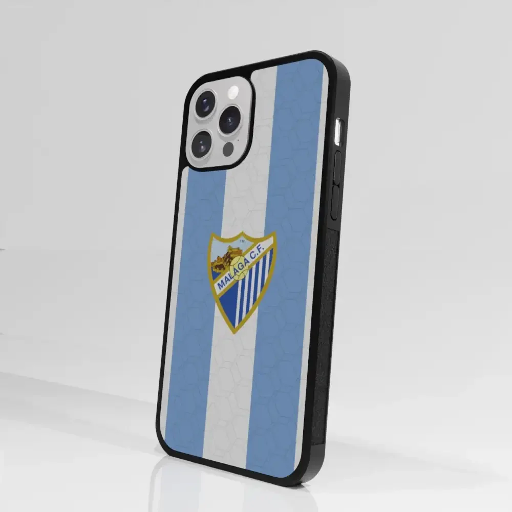 Malaga CF Official 3D Phone Case Design Stripes and Crest - Image 77