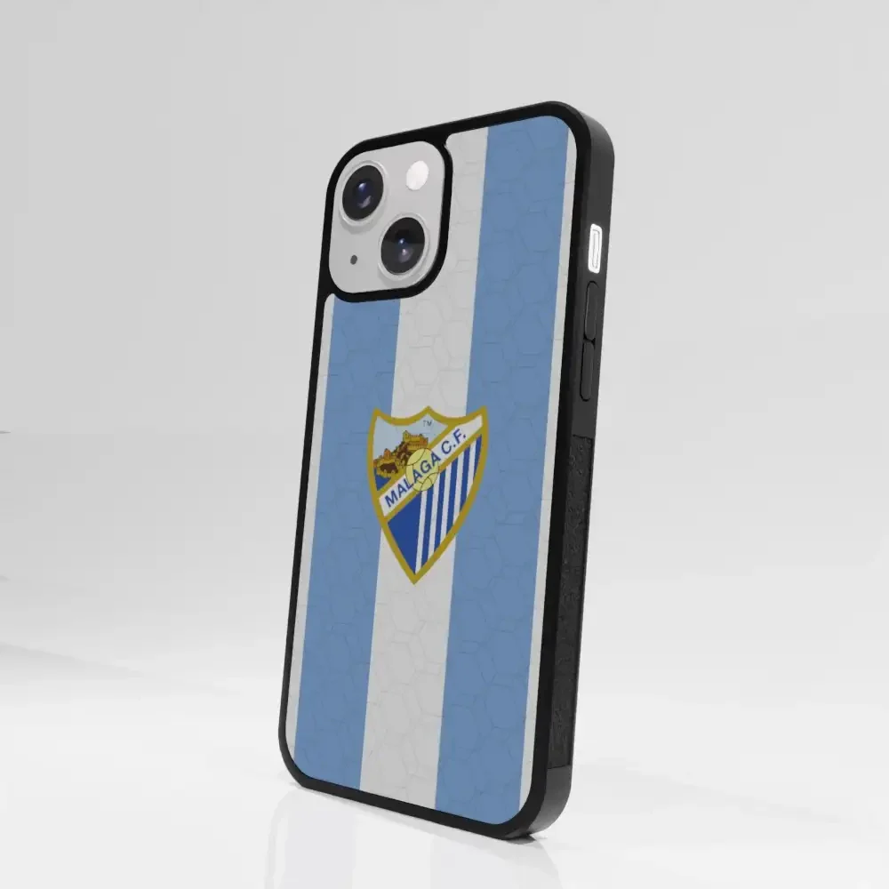 Malaga CF Official 3D Phone Case Design Stripes and Crest - Image 79