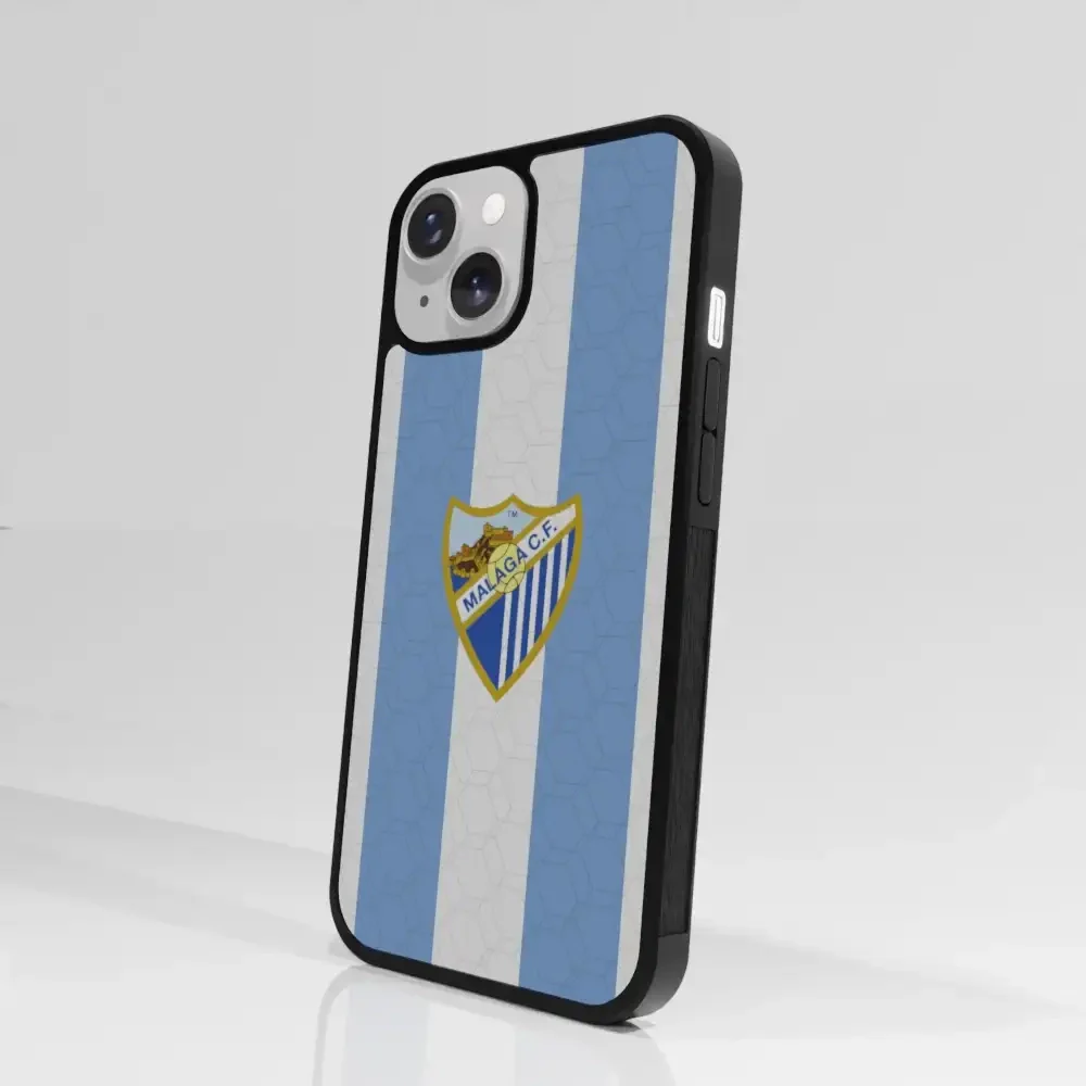 Malaga CF Official 3D Phone Case Design Stripes and Crest - Image 82
