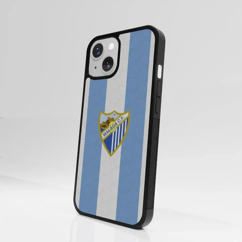 Malaga CF Official 3D Phone Case Design Stripes and Crest - Image 86