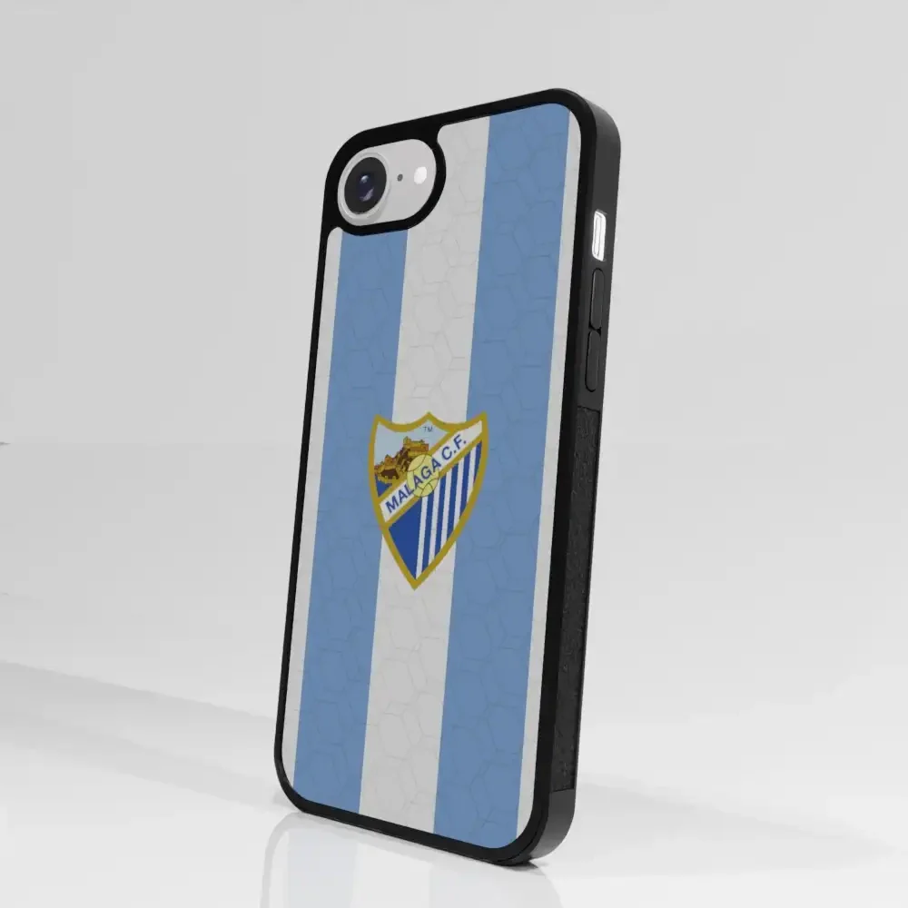 Malaga CF Official 3D Phone Case Design Stripes and Crest - Image 91