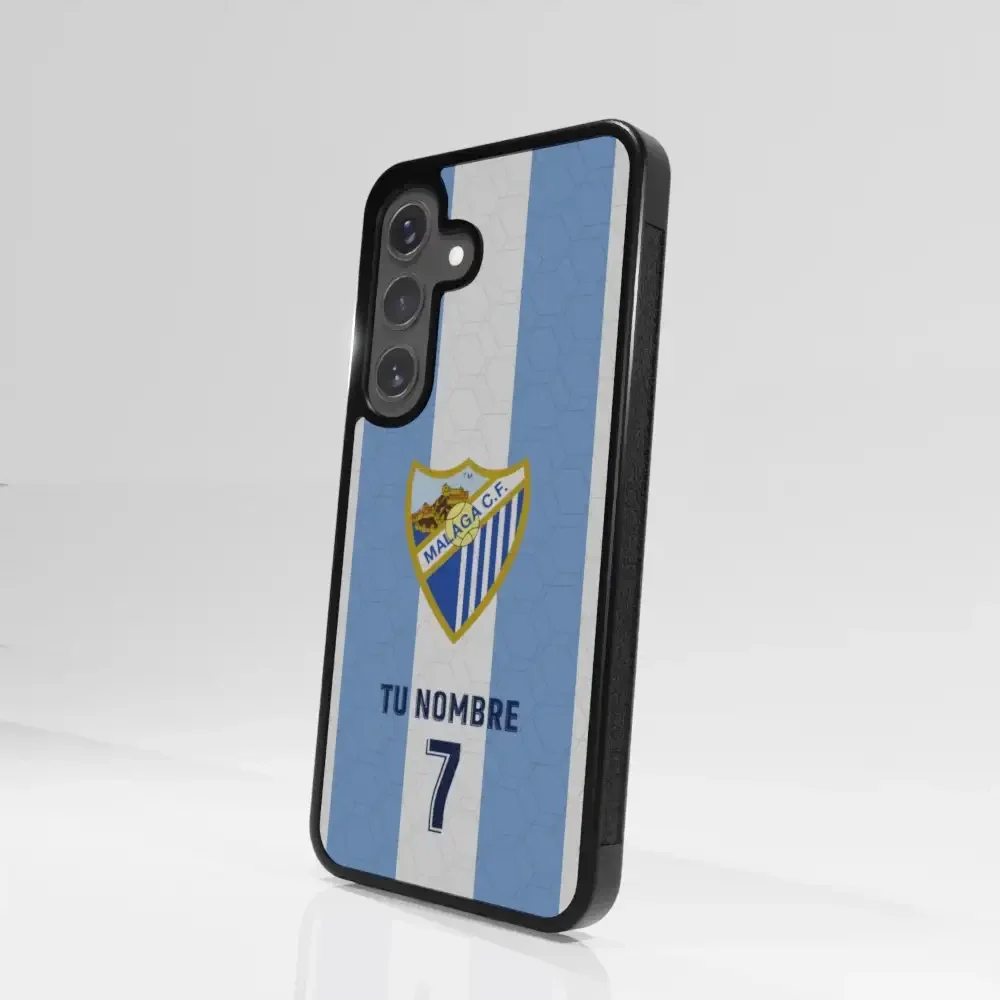 Malaga CF Official 3D Phone Case Design 1 + Name and Number - Image 106
