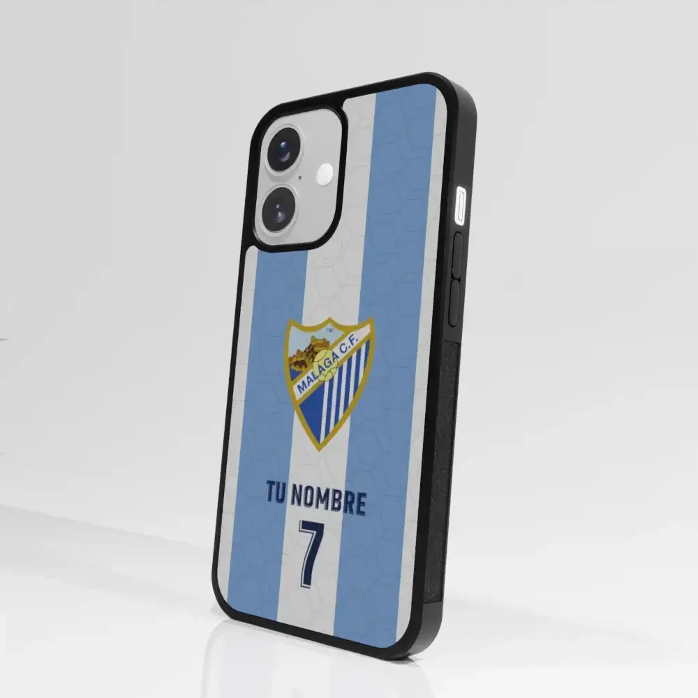 Malaga CF Official 3D Phone Case Design 1 + Name and Number - Image 89