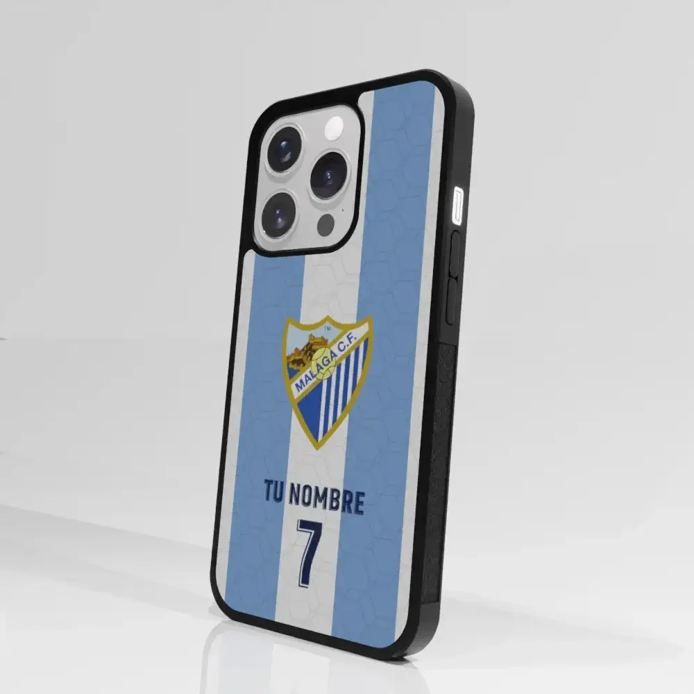 Malaga CF Official 3D Phone Case Design 1 + Name and Number - Image 92