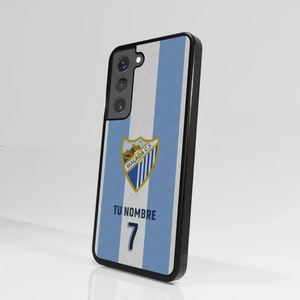 Malaga CF Official 3D Phone Case Design 1 + Name and Number - Image 97