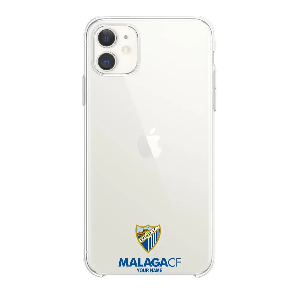 Malaga CF Official Clear Phone Case Design 53 + Name - Image 2