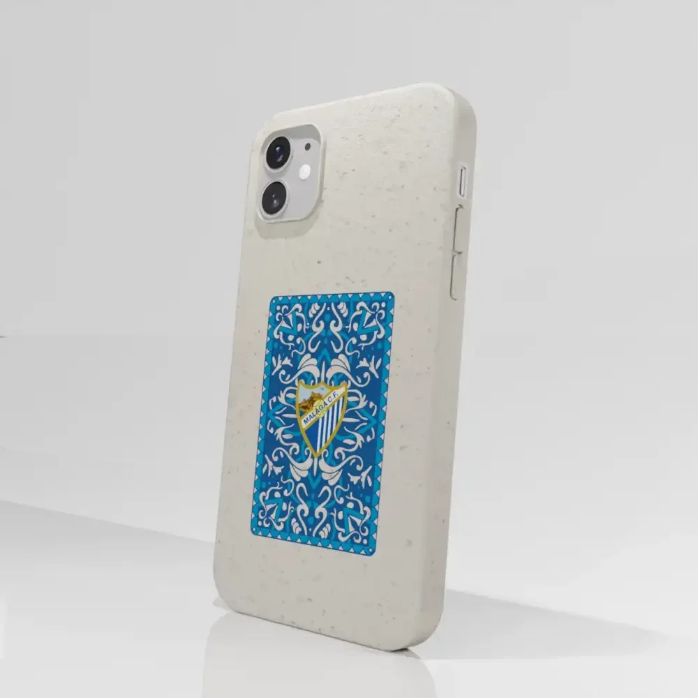 Malaga CF Official Compostable Phone Case Blue Card - Image 45